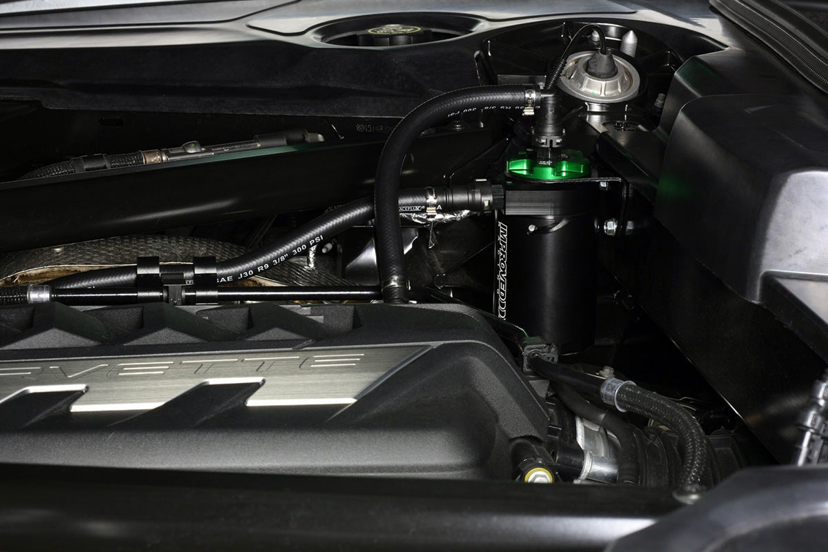 Improved Racing CCS Oil Catch Can Kit for 2020+ C8 Corvette Coupe