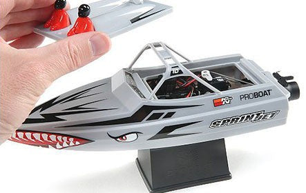 ProBoat Sprintjet 9" Self-Righting Jet Boat Brushed RTR, (Blue) (PRB08045T2)