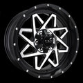 HD Offroad Gridlock 20x9 -10 6x135/6x139.7mm 106.2mm Satin Black/Machined Face