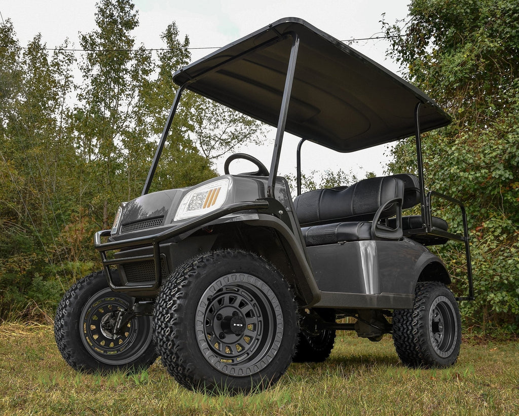 HD Golf Wheel & Tire Package ( 1pc ) 14x7.0 Venture All Satin Grey w ( 1pc ) 23 Inch A/T Tire