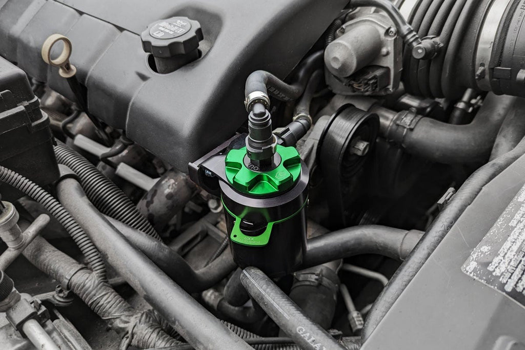 Improved Racing CCS Oil Catch Can Kit for C6 Corvette, 3.5 oz