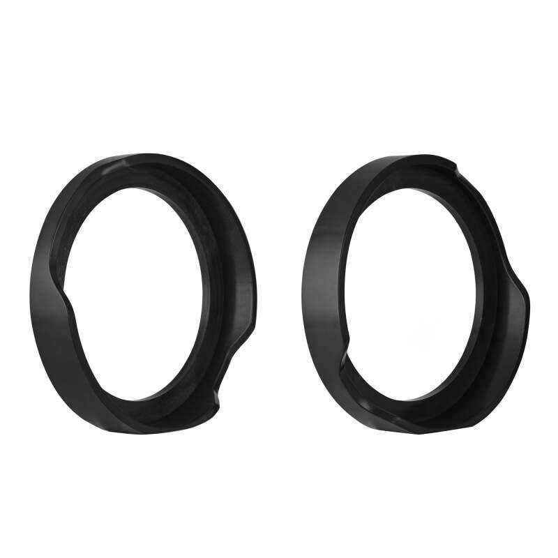 DS18 14-23 Harley-Davidson Saddle Bag Mid Bass Adapter Ring Top Cover to Seal Bags 1x10in ABS Black