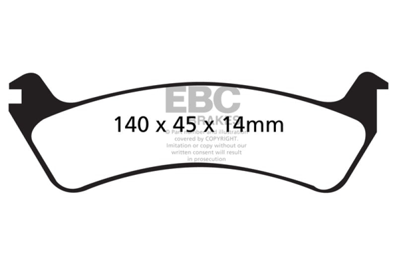 EBC 95-98 Ford Windstar 3.0 Ultimax2 Rear Brake Pads