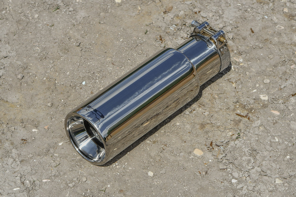 HD Off-Road Polished Stainless Steel Universal Exhaust Tips