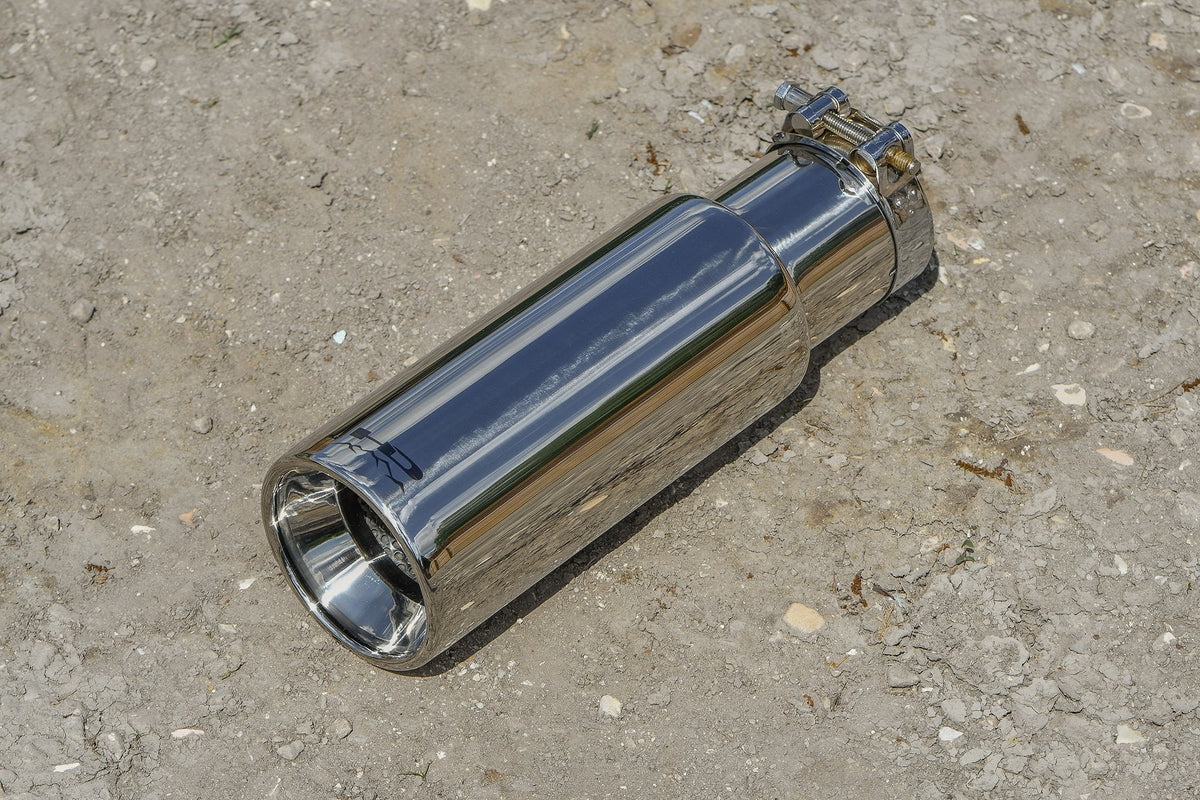 HD Off-Road Polished Stainless Steel Universal Exhaust Tips