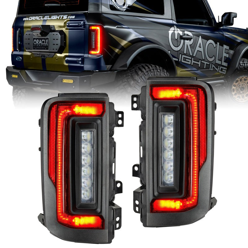 Oracle 21-25 Ford Bronco Flush Style Lensless LED Tail Lights - Tinted