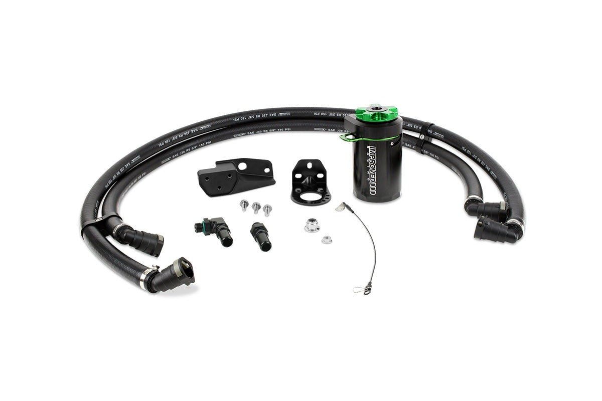 Improved Racing CCS Oil Catch Can Kit for 2015+ Ford F-150 3.5L V6, Raptor R 5.2L V8