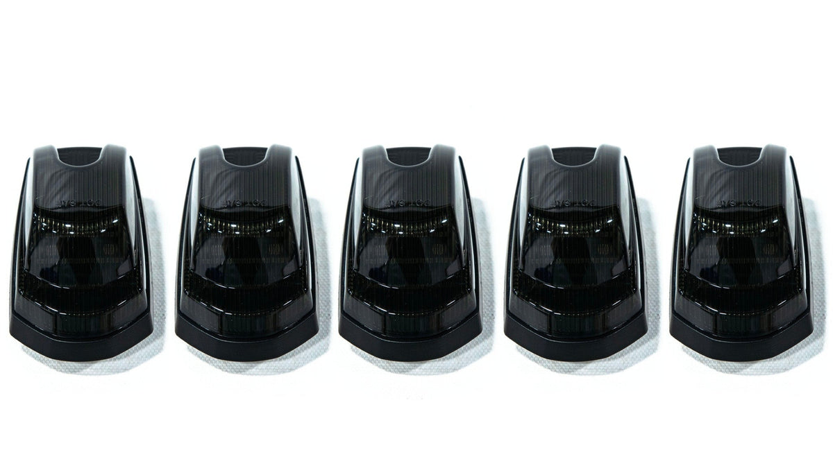 OLM Cab Light Replacement Set (Smoke Lens/Amber Light) - 2017-2022 Ford Super Duty F250/F350