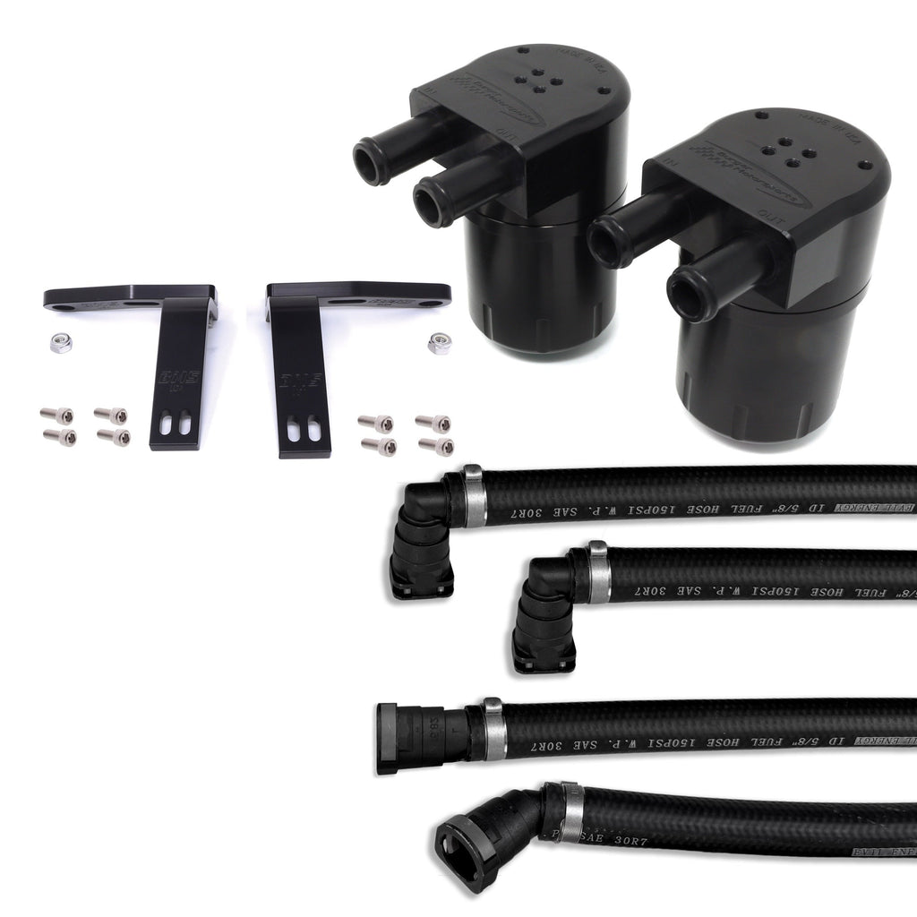 BMS Dual Oil Catch Can System for 2015+ EcoBoost Ford F-150 and Raptor (V2)
