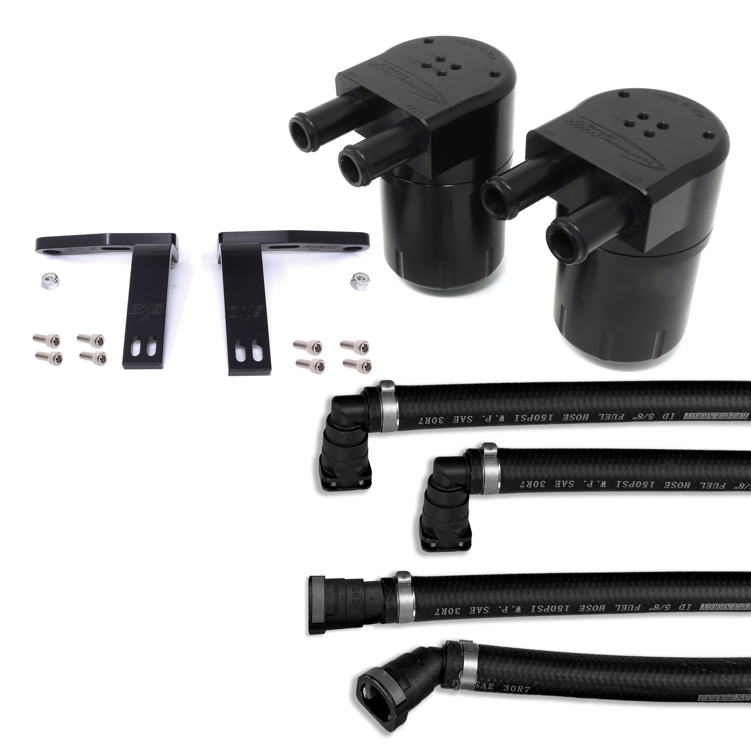 BMS Dual Oil Catch Can System for 2015+ EcoBoost Ford F-150 and Raptor (V2)