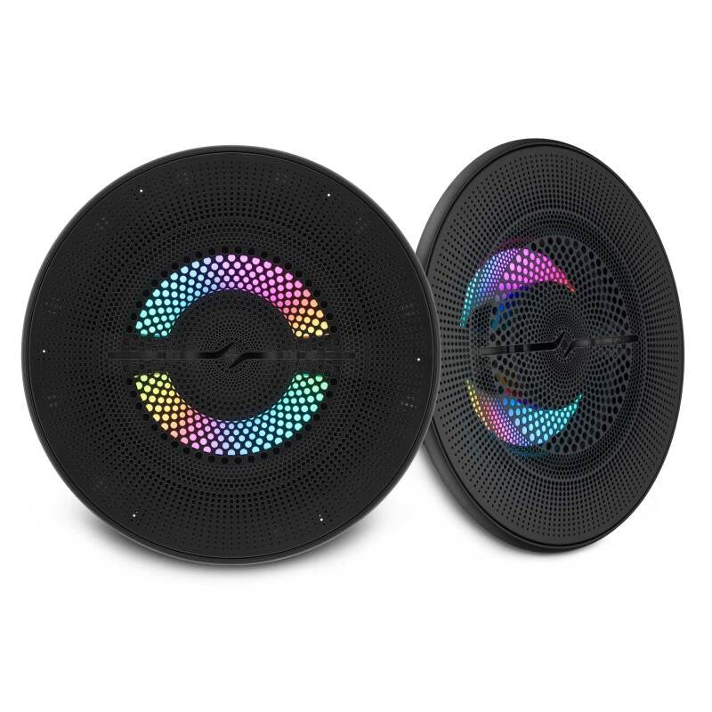 DS18 6.5in 2-Way 150 Watts RMS 4ohm Digital LED Lights Bullet Tweeter Black