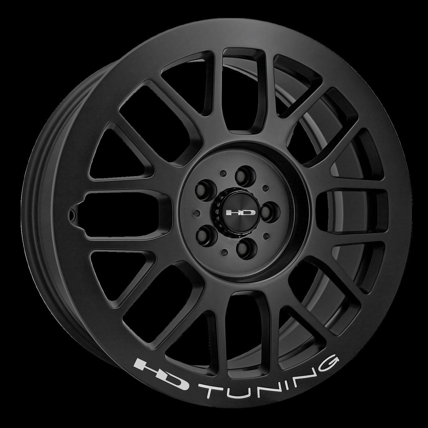 HD Wheels Gear 18x7.5 +35 5x114.3mm 73.1mm Satin Black
