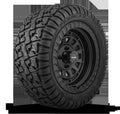 HD Golf Wheel & Tire Package ( 1pc ) 14x7.0 Venture All Satin Black w ( 1pc ) 23 Inch A/T Tire