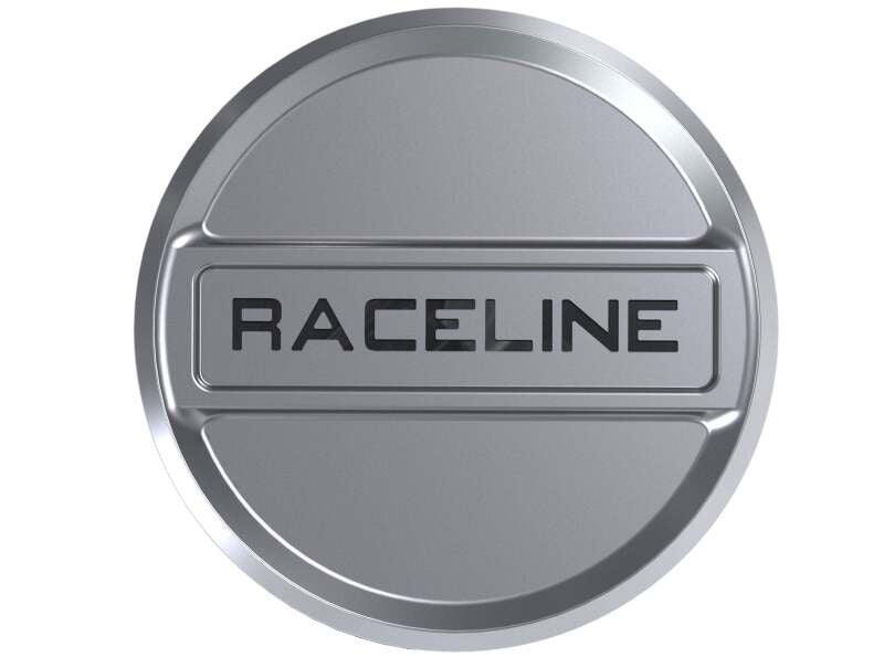 Raceline Silver Push-Thru Cap 8 X 165.1/ 8 X 180