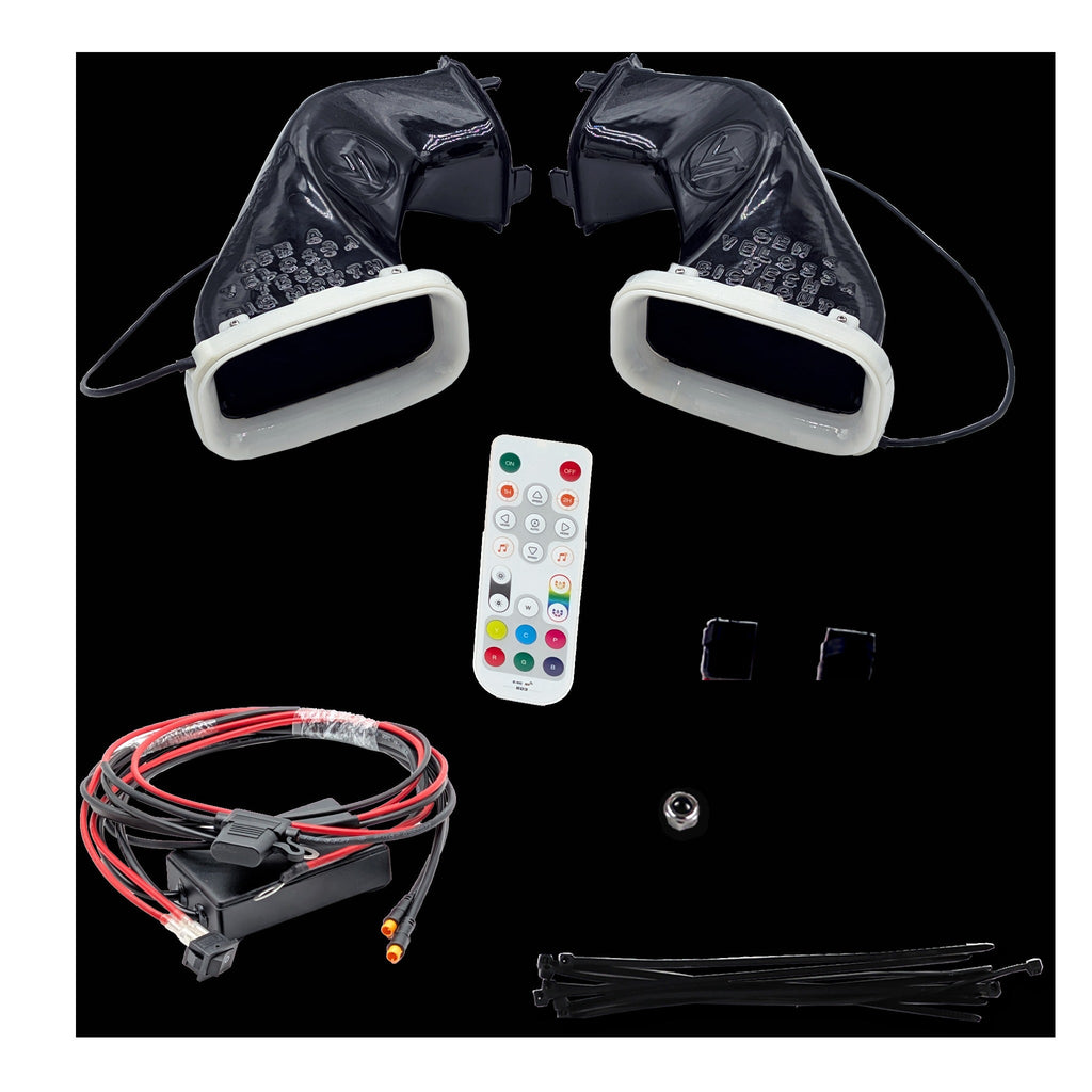 2020+ BMW M8 Competition (F91/F92/F93) Dual BIG MOUTH LIT KIT Ram Air Intake Snorkels