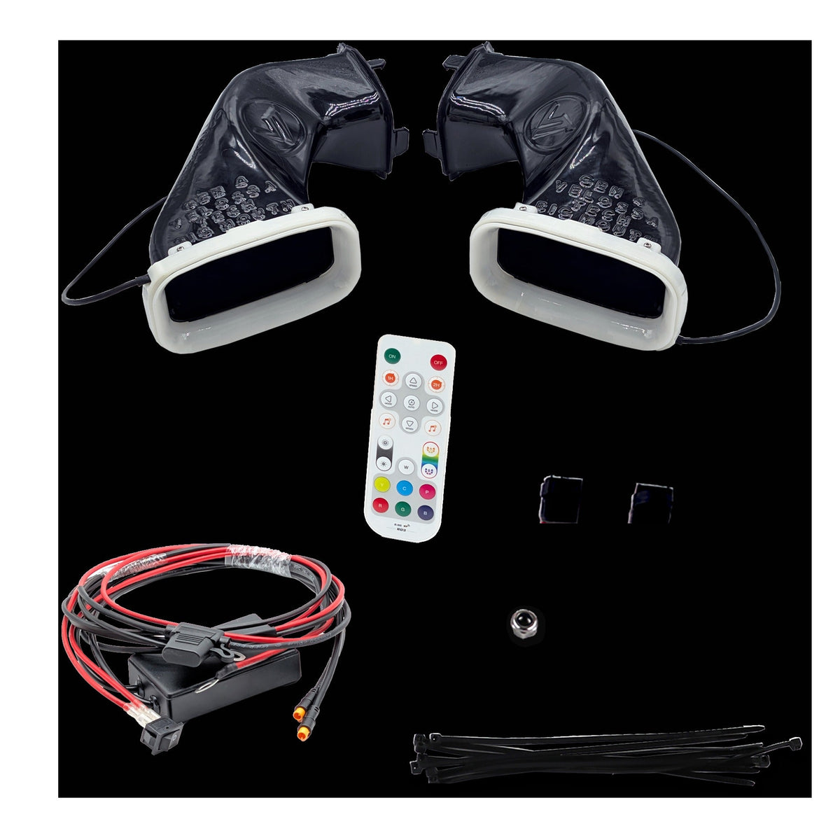 2020+ BMW M8 Competition (F91/F92/F93) Dual BIG MOUTH LIT KIT Ram Air Intake Snorkels