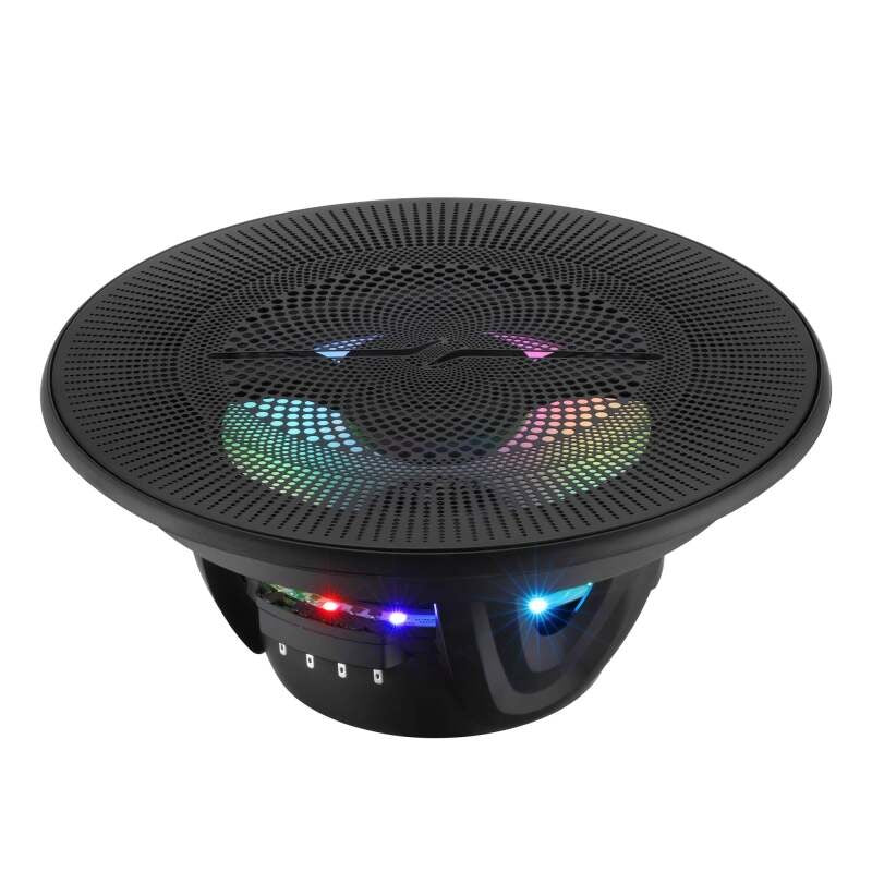 DS18 8in 2-Way 175 Watts RMS 4ohm Digital LED Lights Bullet Tweeter Black