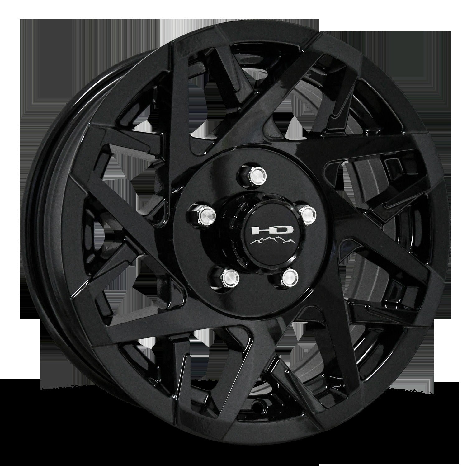 HD Trailer Canyon 14x5.5 +0 5x114.3mm 83mm Gloss Black
