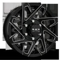 HD Trailer Canyon 16x6 +0 6x139.7mm 108mm Gloss Black/Milled Edge