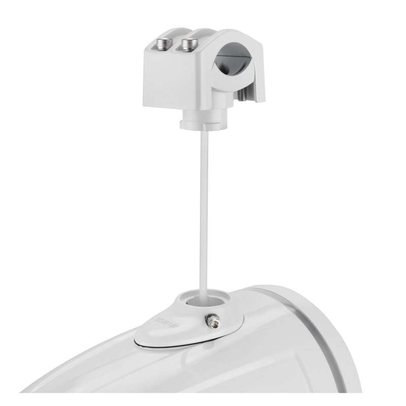 DS18 8in NXL-iQ Marine Tower Speaker with Digital LEDs Neodymium Magnet 1in Driver 350W 4Ohm White