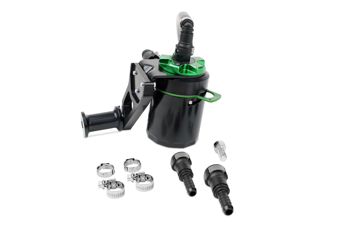 Improved Racing CCS Oil Catch Can Kit for C6 Corvette, 3.5 oz