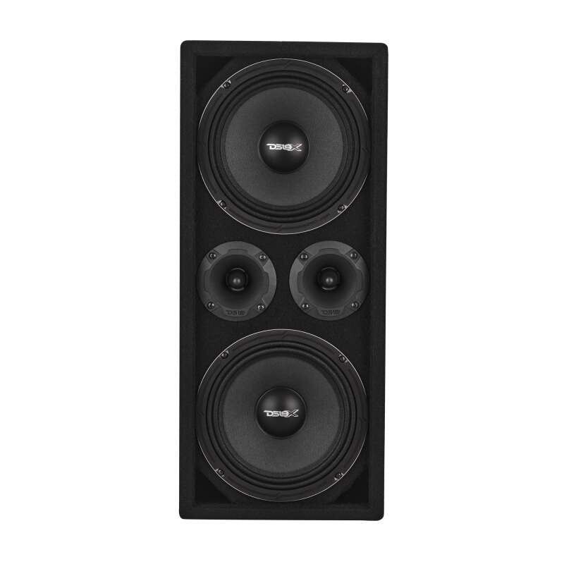 DS18 Ported Enclosure w/ PRO-X8M & PRO-TWX2/FRP-1.2K4 (Not Incl)/Cable/Terminal Incl- Black Carpet