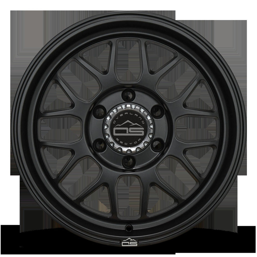 Overland Sector Hyperdrive Flow Formed 17x8.5 +25 6x139.7 106.1mm All Satin Black