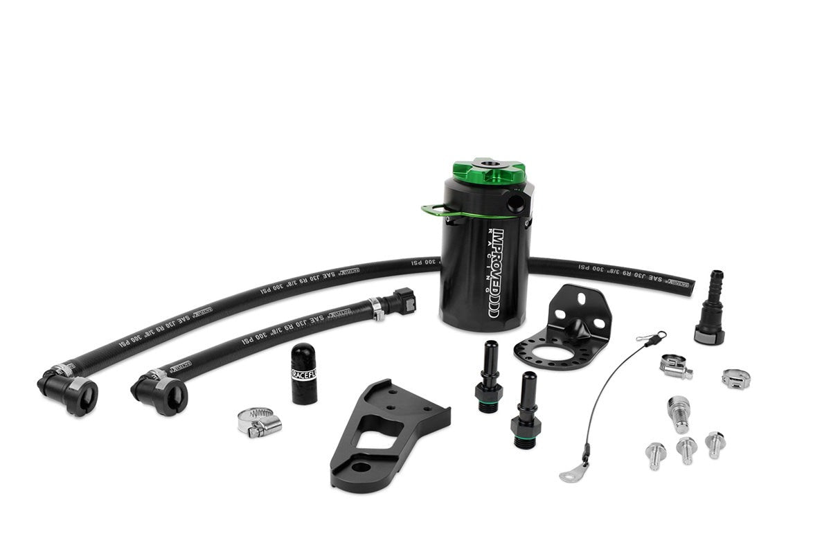 Improved Racing CCS Oil Catch Can Kit for GM Gen III & IV LS Engines, 7 oz, Left Cylinder Head Mount