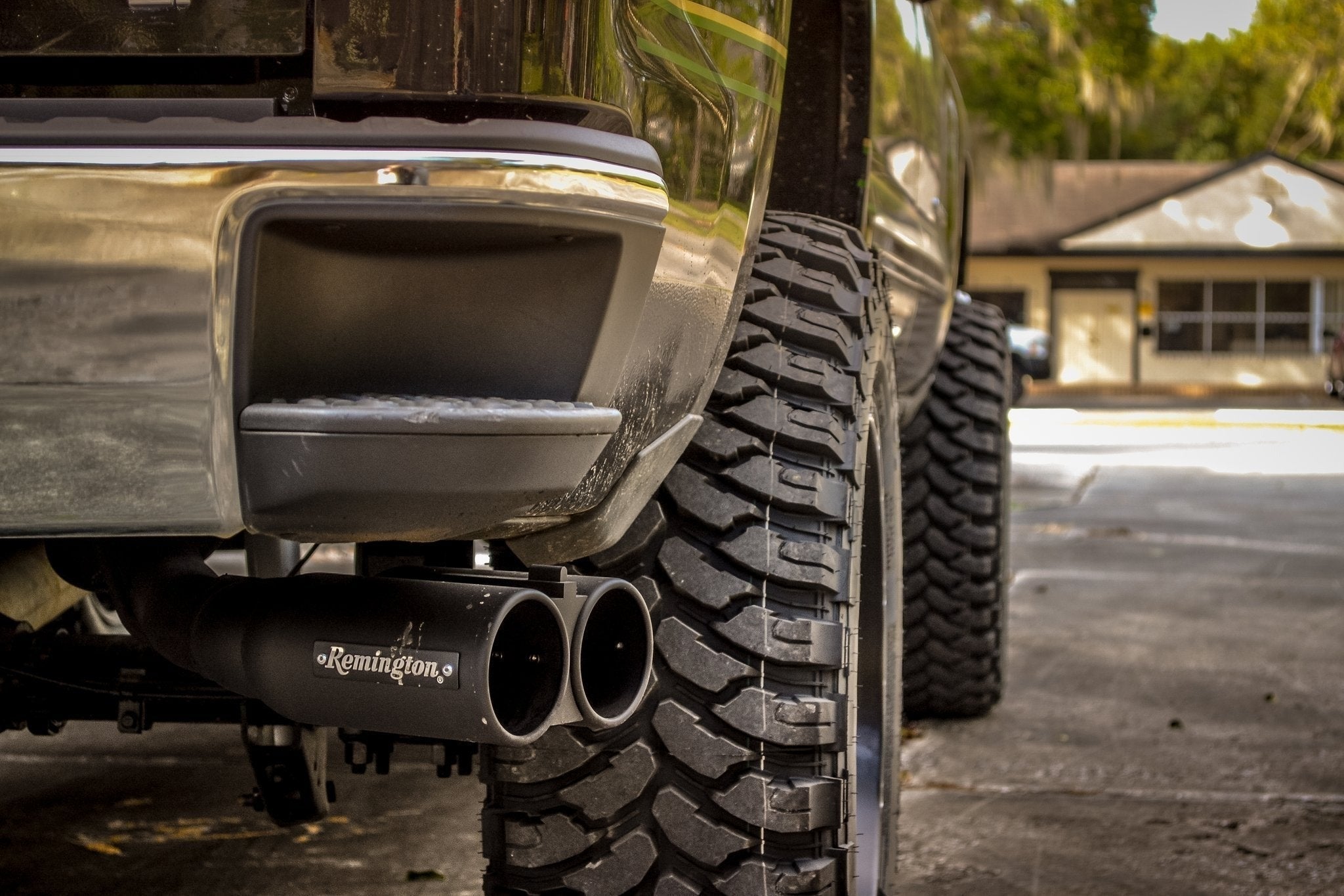 Remington® Off-Road Edition "Double Barrel" Black Universal Exhaust Tips