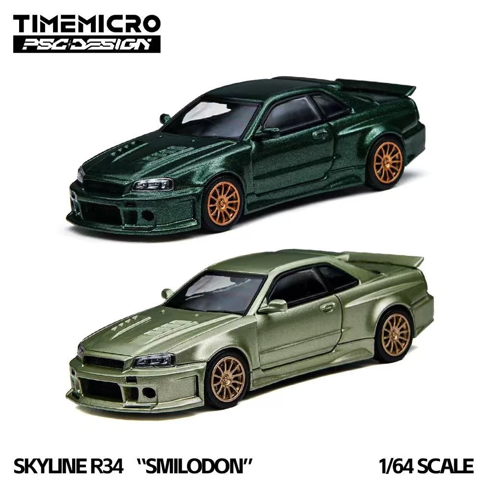 TIMEMICRO × PSC DESIGN 1/64 R34 "Smilodon" Diecast Model