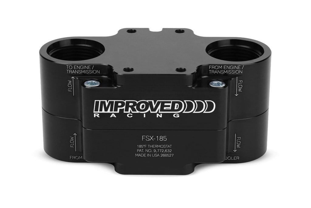 Improved Racing Flow Series Extreme -16AN Engine Oil Cooler Thermostat, 185°F