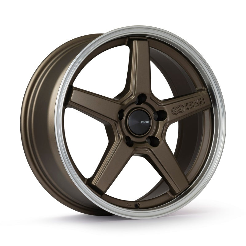 Enkei Quasar 18x8in / 5x114.3 BP / 45mm Offset / 72.6mm Bore - Matte Bronze Wheel