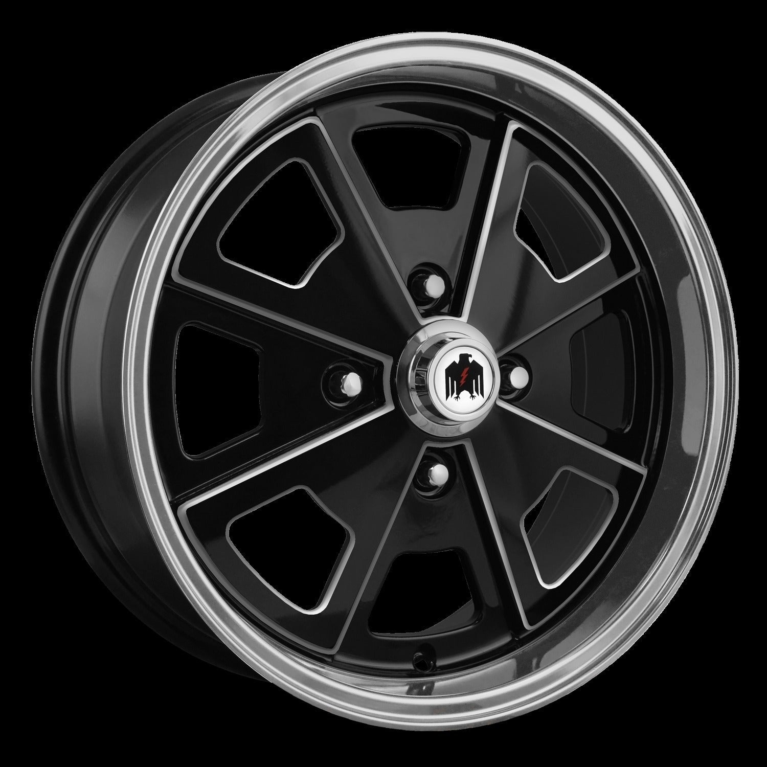 Klassik Rader 914 17x7 +40 4x130mm Gloss Black/Milled Edge