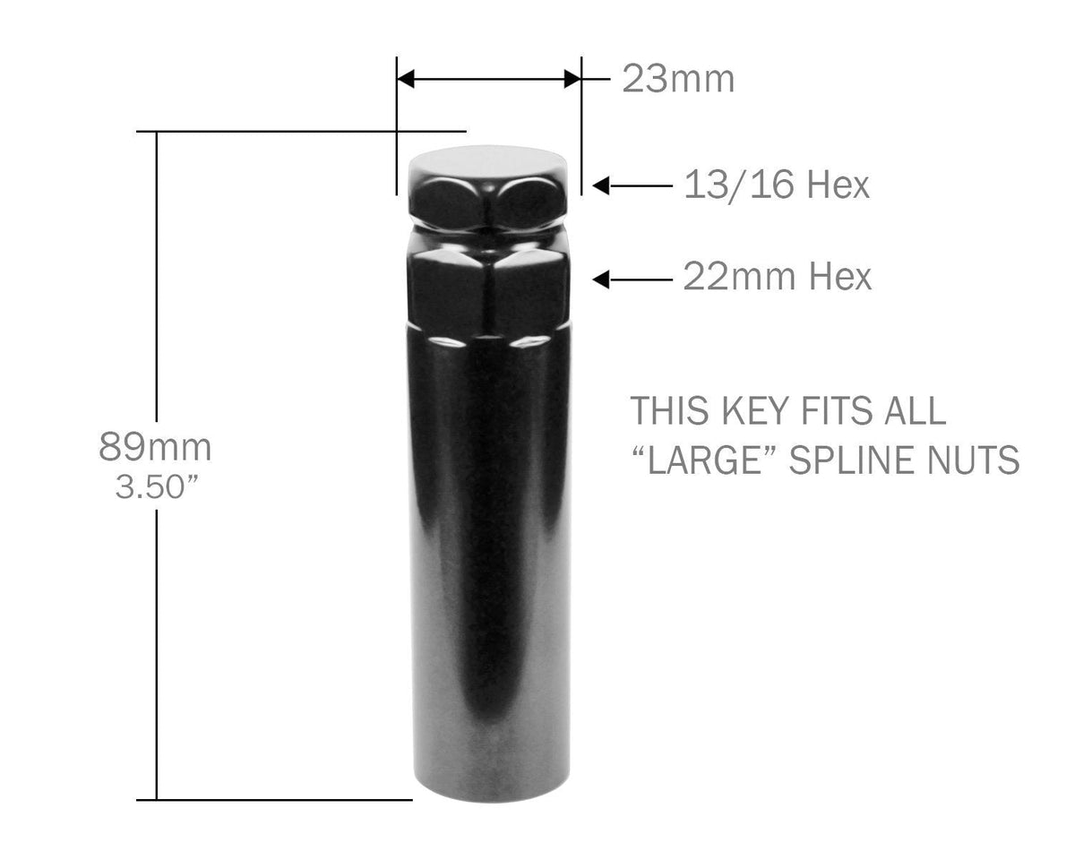 Replacement 7-Spline Lug Key - For Large Diameter Lugs