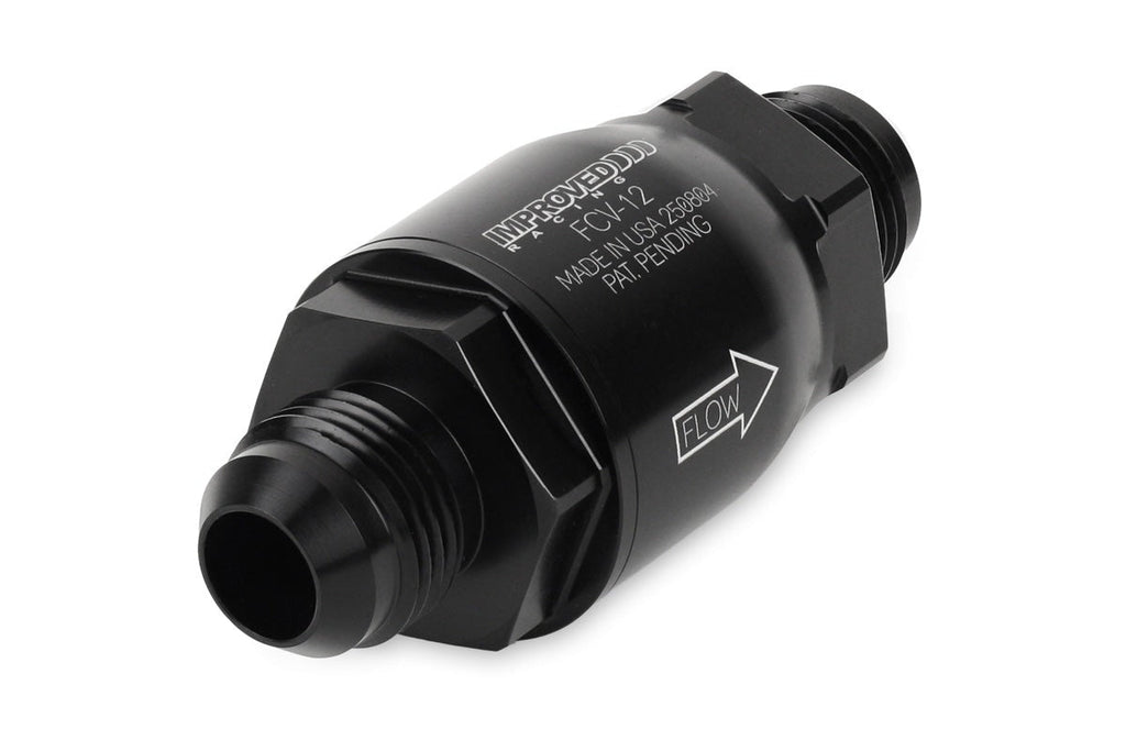 Improved Racing High-Flow, Low Cracking Pressure Flapper Check Valve, -10AN Male