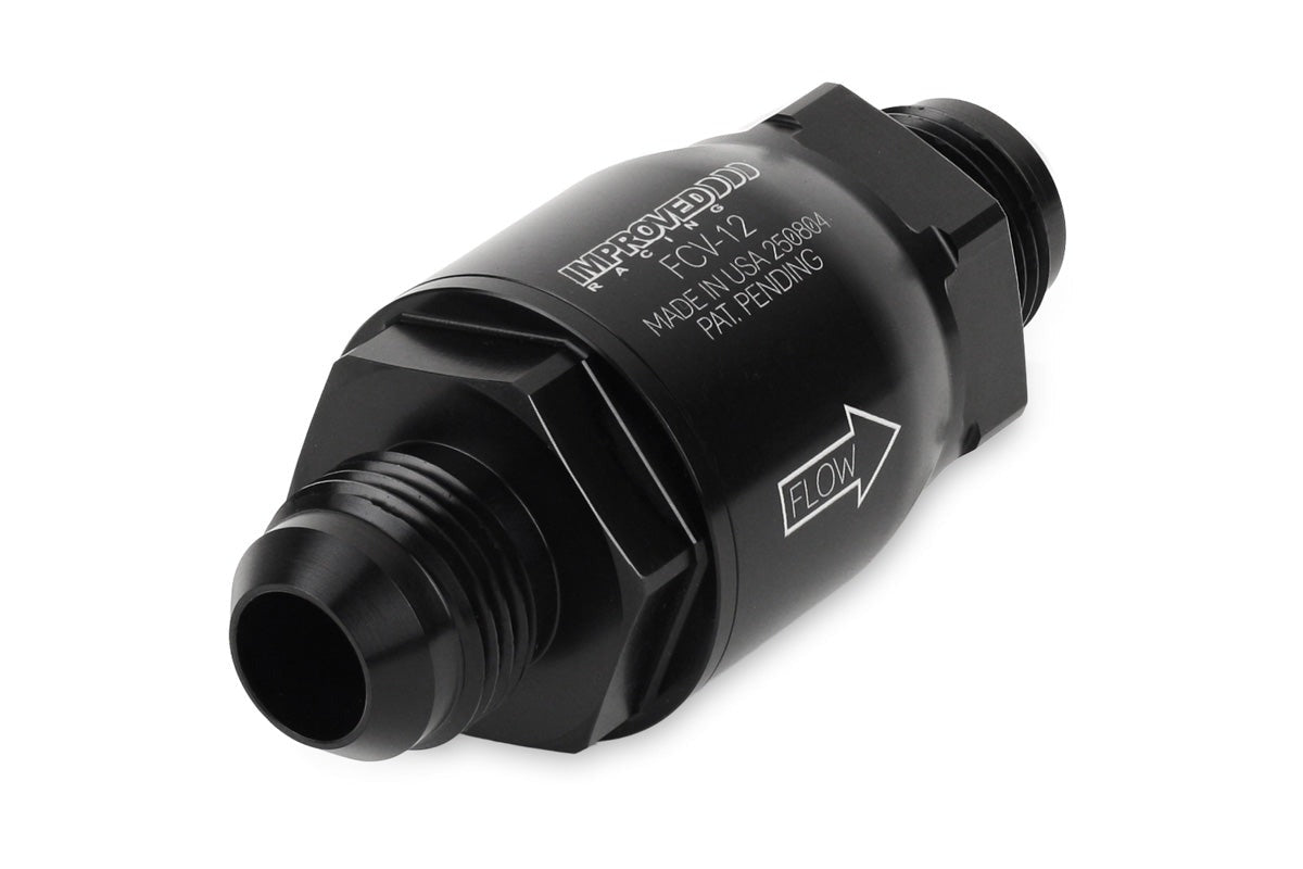 Improved Racing High-Flow, Low Cracking Pressure Flapper Check Valve, -10AN Male
