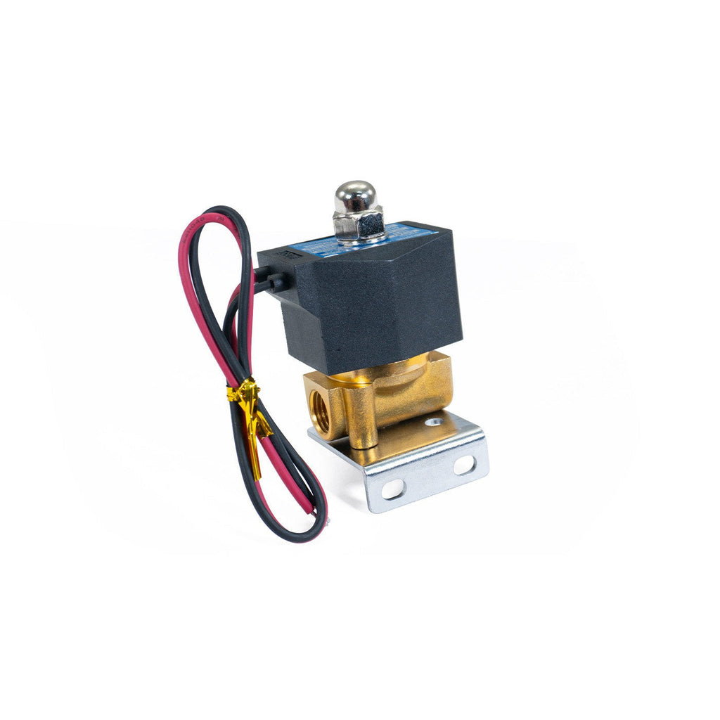 HornBlasters Brass 1/4" 24 Volt Electric Air Valve