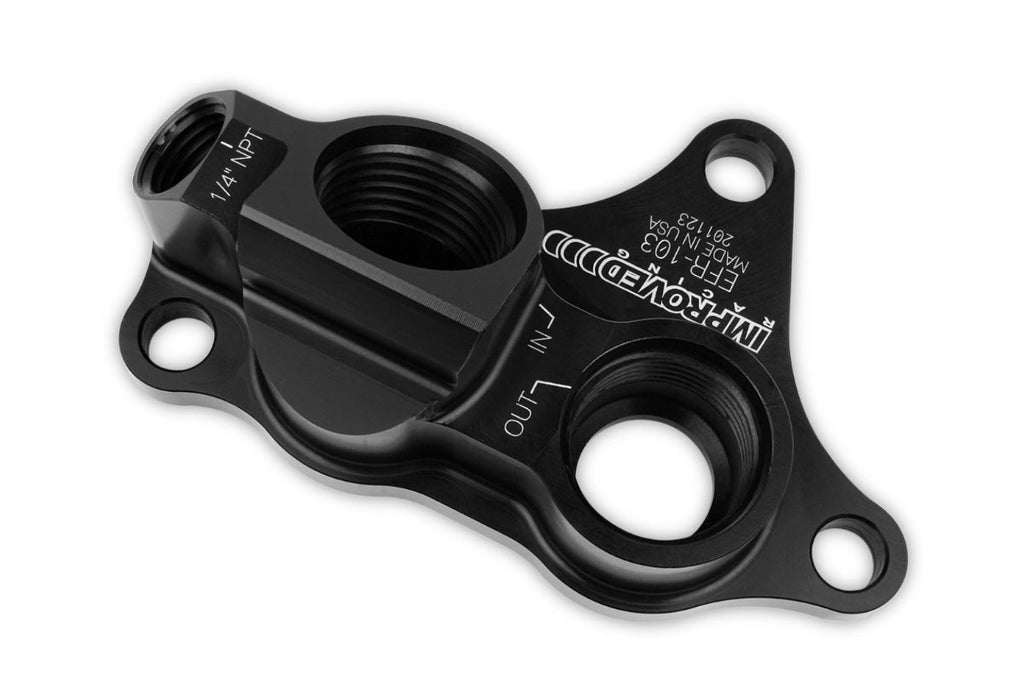 Improved Racing Remote Oil Filter Adapter for Gen 1 Ford 5.0 Coyote Engine