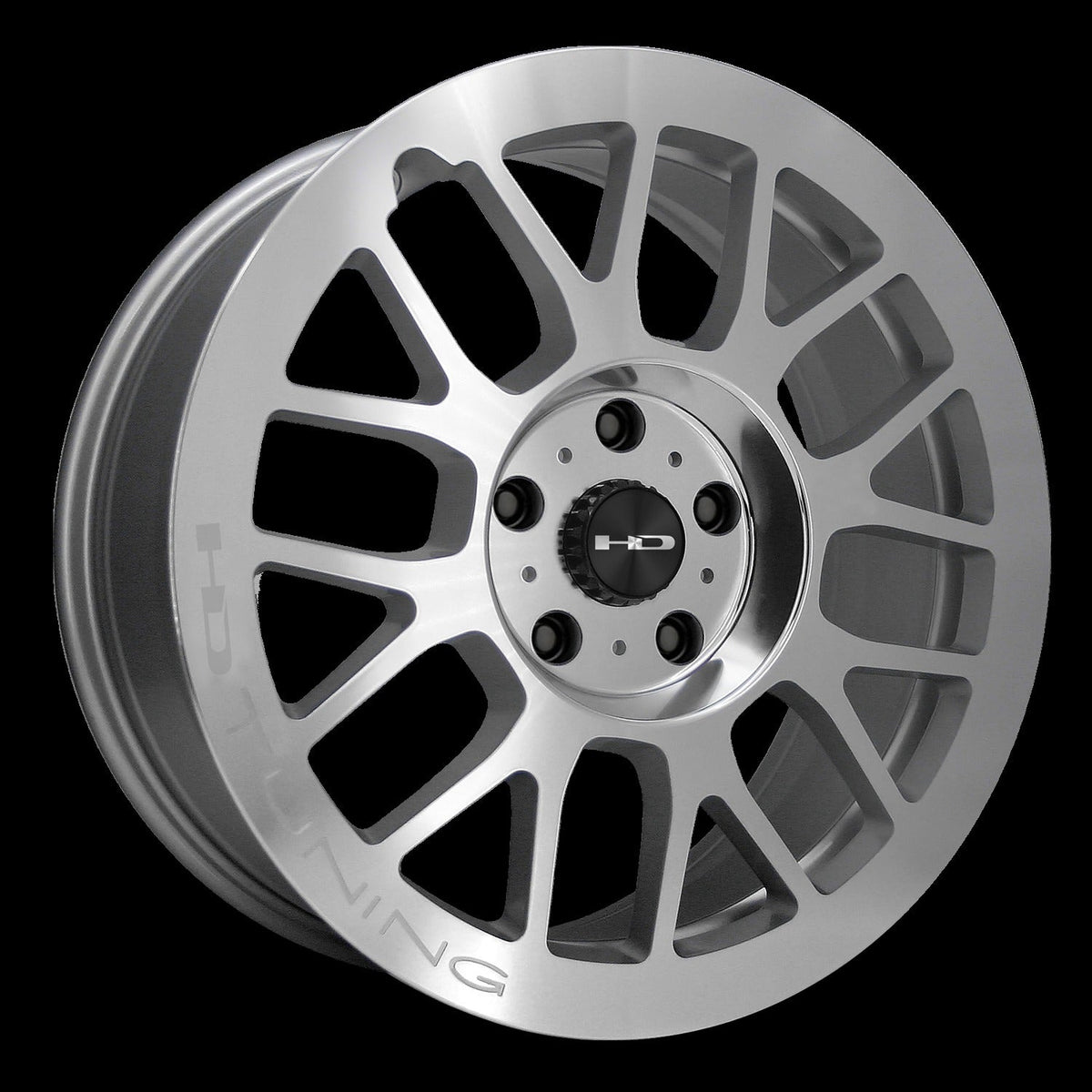 HD Wheels Gear 18x9 +40 5x120mm 72.56mm Gloss Silver/Machined Face