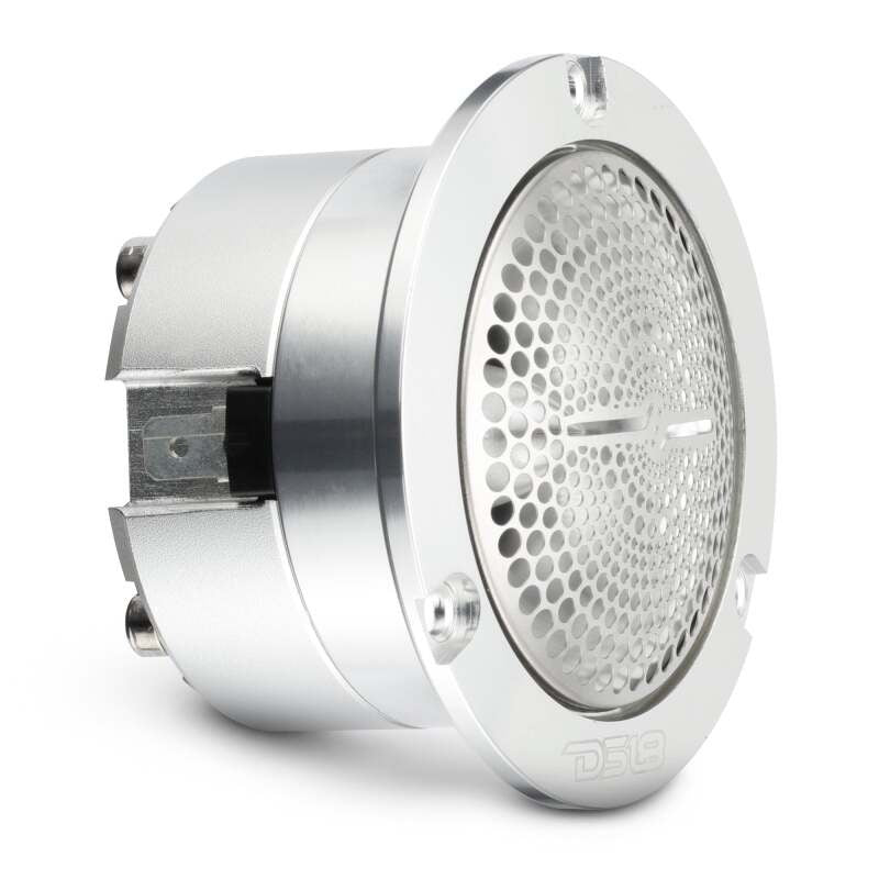 DS18 3in Neodymium Super Bullet 120 Watts RMS 1in Titanium Vc 4ohm Silver
