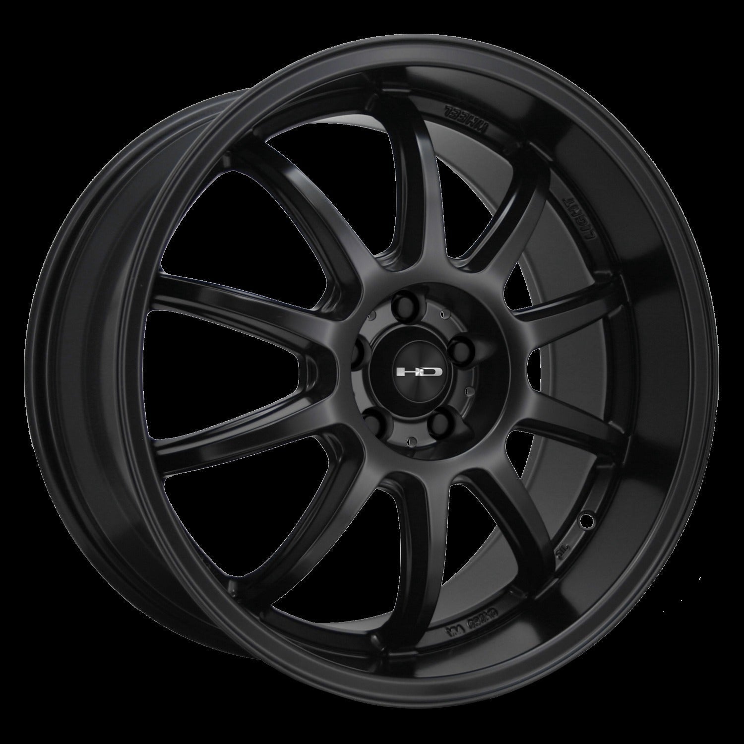 HD Wheels Clutch 18x9 +40 5x114.3mm 73.1mm Satin Black