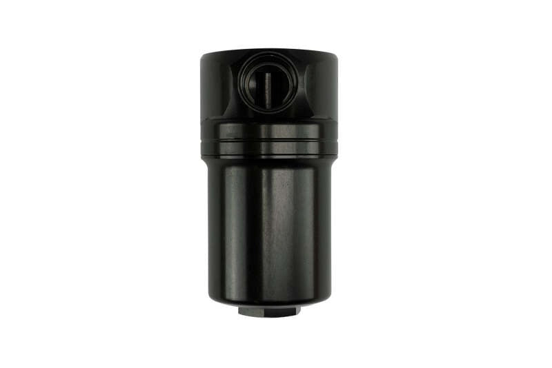 Turbosmart 10um 10AN Fuel Filter Canister - Black