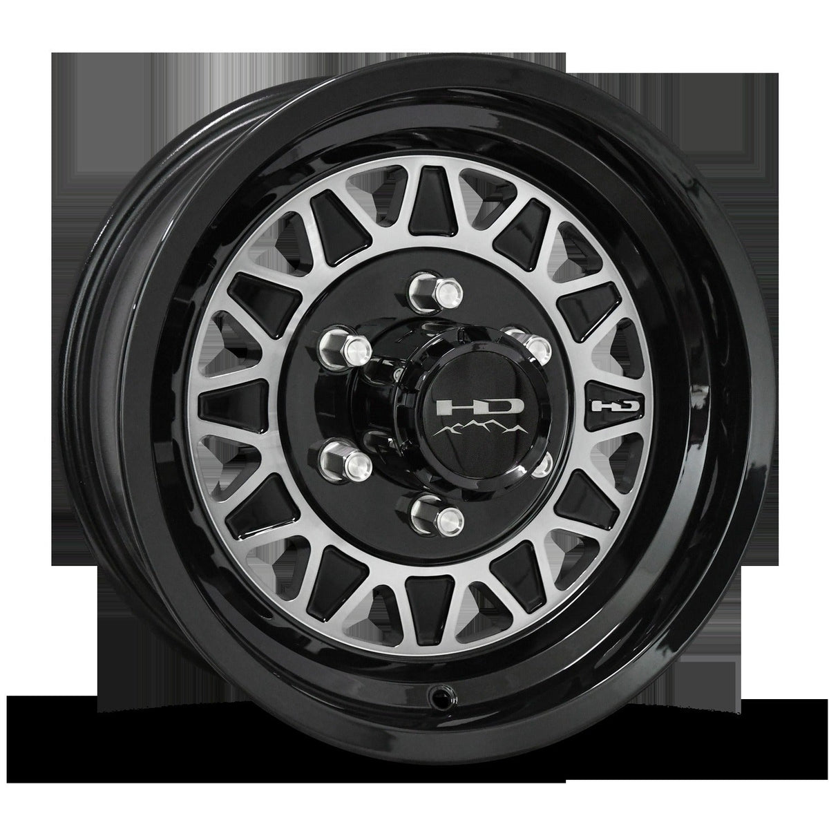 HD Trailer HDT Cast 15x6 +0 6x139.7mm 108mm Gloss Black/Machined Face