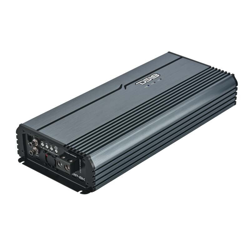 DS18 1-Channel Class D Full-Range Monoblock 8000 Watts RMS at1 ohm DPIV1/0 Terminals Incl Titanium