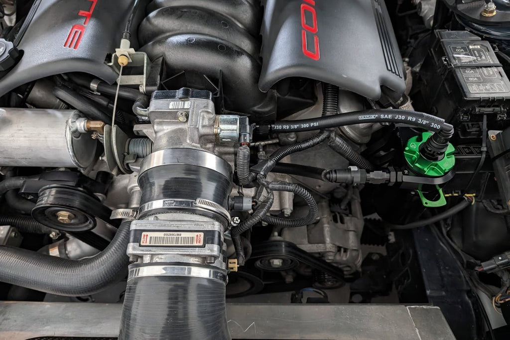 Improved Racing CCS Oil Catch Can Kit for GM Gen III & IV LS Engines, 7 oz, Left Cylinder Head Mount
