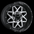 HD Offroad Gridlock 20x10 -25 5x127/5x139.7mm 106.2mm Satin Black/Machined Face