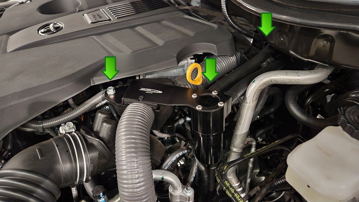 BMS Oil Catch Can for 2022+ Toyota Tundra 3.4L Twin Turbo
