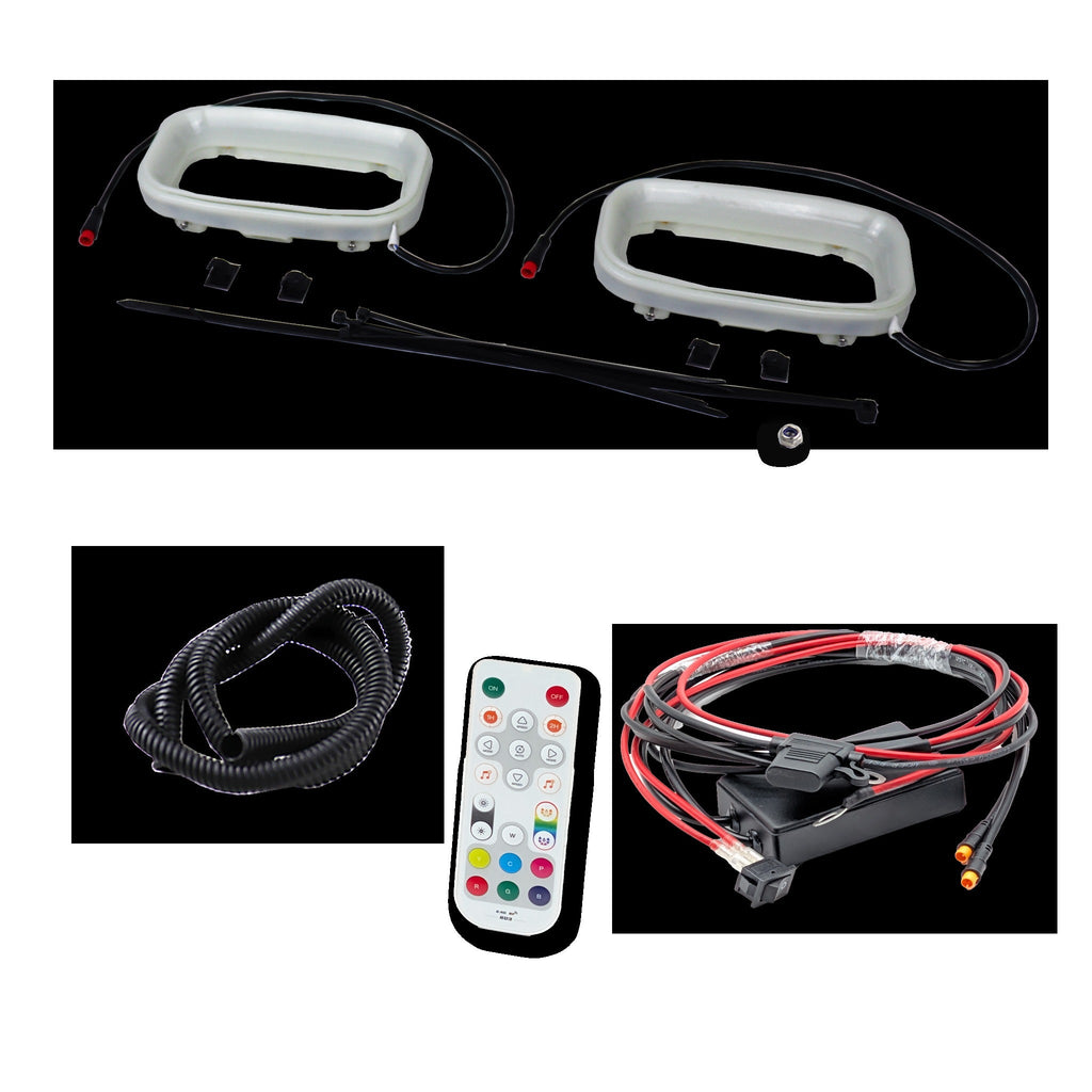 2022+ Genesis G70 3.3T Dual BIG MOUTH LIT KIT | LIT Flares and Controller Only
