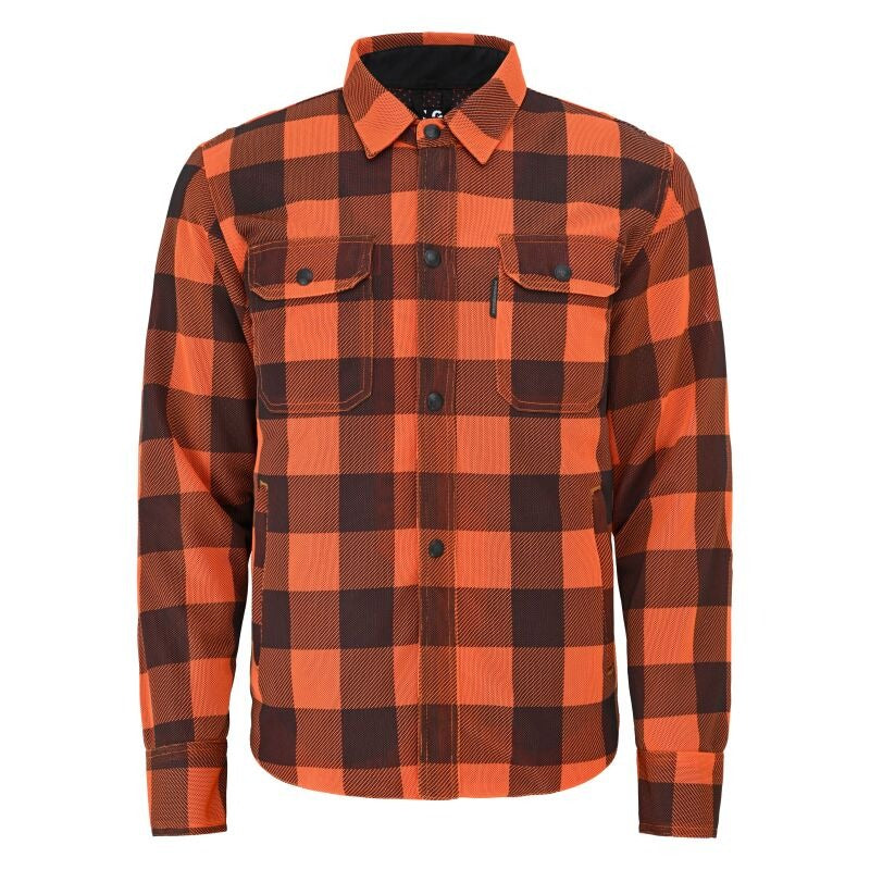 Speed and Strength Black Nine Mesh Moto Shirt Orange/Black - Small