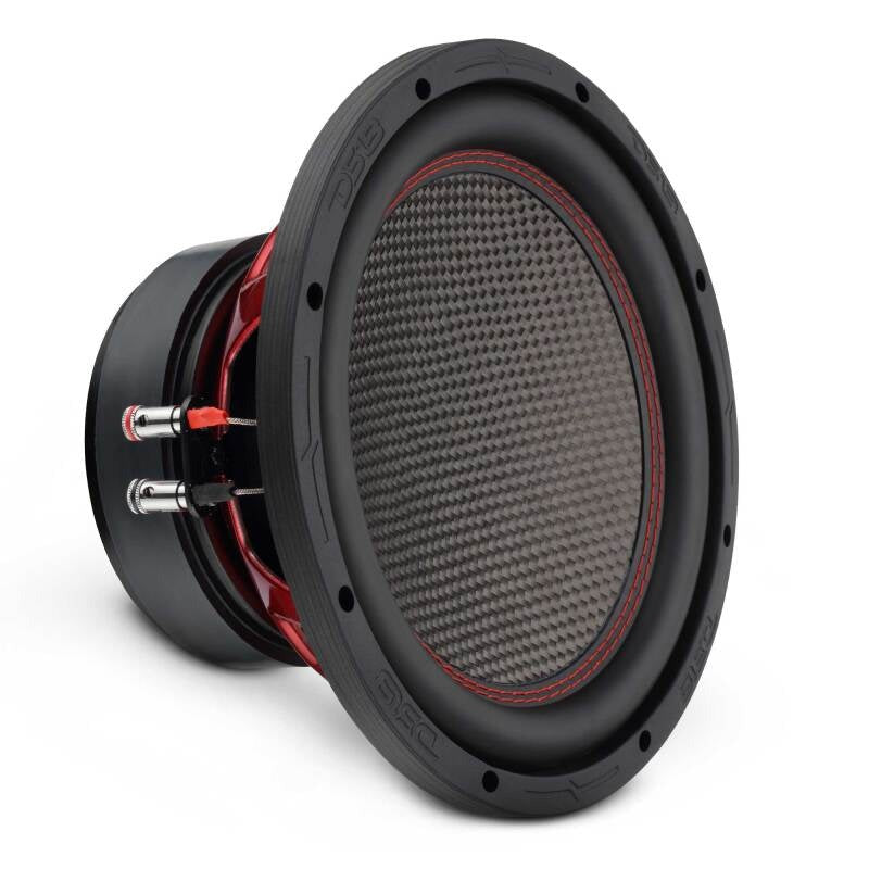 DS18 10in 600 Watts RMS 4ohm DVC Carbon Fiber Dust Cap